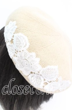 画像2: m petit by misako / TT*AMレースサーモベレー  アイボリー O-25-11-11-1028-LO-AC-IG-OS