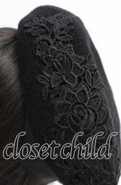 画像2: m petit by misako / TT*AMレースサーモベレー  クロ O-25-11-11-1029-LO-AC-IG-OS