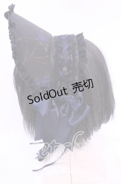 画像3: ALICE and the PIRATES / 薔薇の誓い〜愛と裏切りの輪舞曲〜ボンネット  ブルー×クロ O-25-11-11-1032-PA-AC-IG-OS