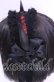 画像2: Estrellas / デビルホーンヘッドドレス  ブラック×レッド O-25-11-11-1033-EL-AC-OW-OS (2)
