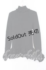 PINK HOUSE / フラワーモチーフモヘアニット  クロ O-25-11-11-061-LO-TO-IG-OS