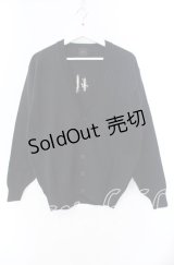 Karl Helmut / ロゴニットカーディガン  クロ O-25-11-11-065-EL-TO-IG-OS