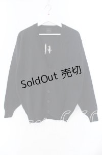 Karl Helmut / ロゴニットカーディガン  クロ O-25-11-11-065-EL-TO-IG-OS