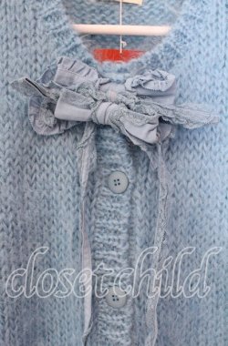 画像2: PINK HOUSE / モヘアカーディガン  サックス O-25-11-11-068-LO-TO-IG-OS