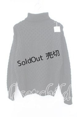 画像1: Karl Helmut / Kロゴ編みニット  クロ O-25-11-11-070-EL-TO-IG-OS