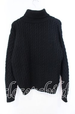 画像3: Karl Helmut / Kロゴ編みニット  クロ O-25-11-11-070-EL-TO-IG-OS