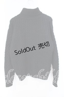 画像3: Karl Helmut / Kロゴ編みニット  クロ O-25-11-11-070-EL-TO-IG-OS