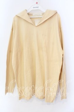 画像1: KETTY / ロゴ刺繍ニットセーラー  生成り O-25-11-11-071-EL-TO-IG-OS