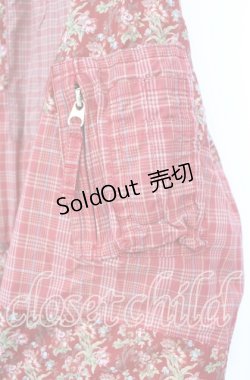 画像3: Karl Helmut / パッチワーク中綿ブルゾン  アカ O-25-11-11-073-EL-JA-IG-OS