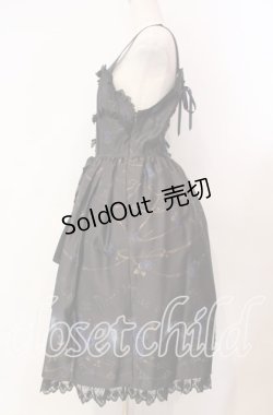 画像4: ALICE and the PIRATES / 薔薇の誓い〜愛と裏切りの輪舞曲〜柄ジャンパースカートI  ブルー×クロ O-25-11-11-005-PA-OP-IG-OS