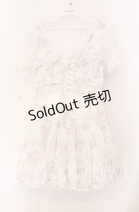 LIZ LISA / ローズリボンシフォンワンピース 0 ホワイト O-25-11-11-075-LO-OP-OW-OS