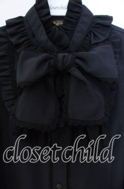 画像2: ALICE and the PIRATES / ミカエルブラウス  クロ O-25-11-11-076-PA-BL-OW-OS