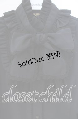 画像2: ALICE and the PIRATES / ミカエルブラウス  クロ O-25-11-11-076-PA-BL-OW-OS