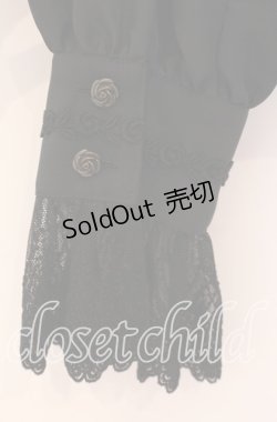 画像3: ALICE and the PIRATES / ミカエルブラウス  クロ O-25-11-11-076-PA-BL-OW-OS