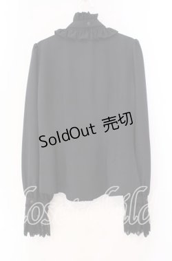 画像4: ALICE and the PIRATES / ミカエルブラウス  クロ O-25-11-11-076-PA-BL-OW-OS