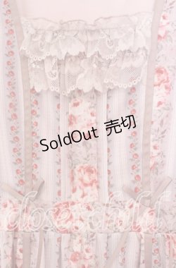 画像2: axes femme / カントリーローズワンピース  ピンク O-25-11-11-081-AX-OP-IG-ZT1113X