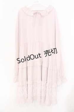 画像1: FLC / ティアードワンピース 3Ｌ ピンク O-25-11-11-082-LO-OP-IG-ZT107