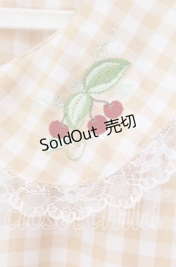 画像2: FLC / 星名桜子/ギンガムチェックワンピース LL イエロー×シロ O-25-11-11-084-LO-OP-IG-OS