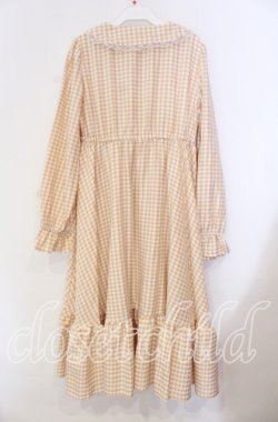 画像3: FLC / 星名桜子/ギンガムチェックワンピース LL イエロー×シロ O-25-11-11-084-LO-OP-IG-OS