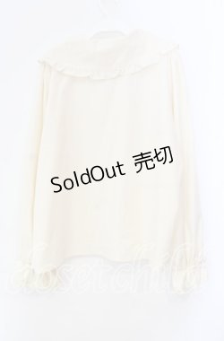 画像3: m petit by misako / AM マルエリフリルブラウス 3Ｌ 生成り O-25-11-11-085-LO-BL-IG-OS