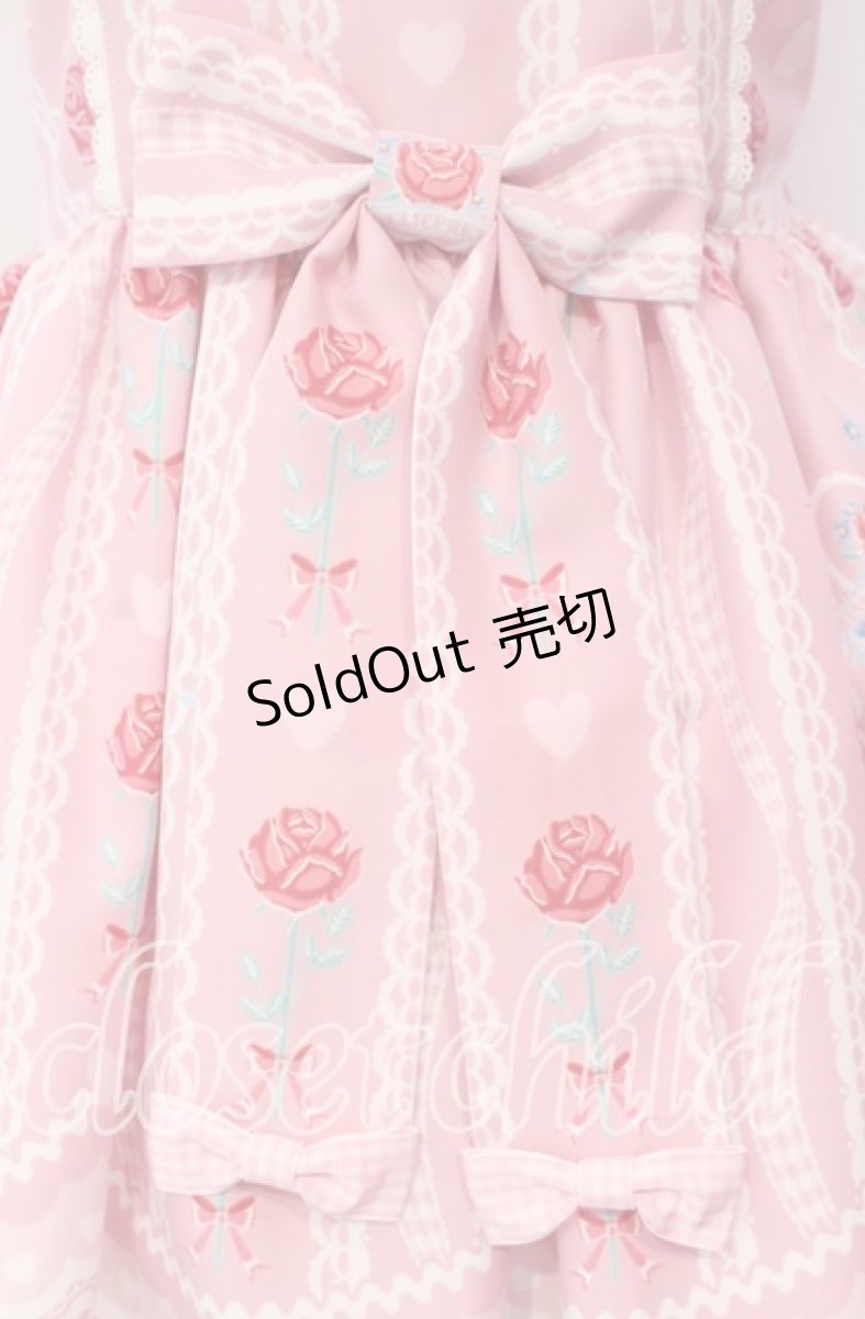 画像3: Angelic Pretty / Be My Valentineジャンパースカート  ピンク O-25-11-11-006-AP-OP-IG-OS (3)