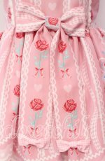 画像3: Angelic Pretty / Be My Valentineジャンパースカート  ピンク O-25-11-11-006-AP-OP-IG-OS (3)