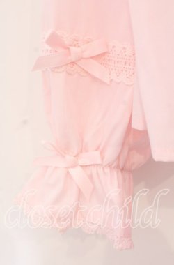 画像3: axes femme kawaii / トーションレース丸襟ブラウス Ｍ ピンク O-25-11-11-086-AX-BL-IG-OS