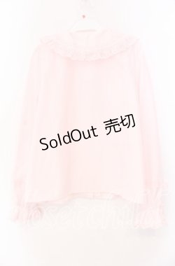 画像4: axes femme kawaii / トーションレース丸襟ブラウス Ｍ ピンク O-25-11-11-086-AX-BL-IG-OS