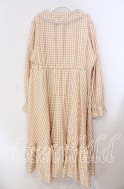 画像3: FLC / 星名桜子/ギンガムチェックワンピース 4L イエロー×シロ O-25-11-11-088-LO-OP-IG-OS