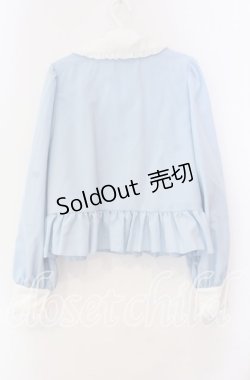 画像3: Cherirulu Chocola / MYリボンマルエリブラウス LL サックス×シロ O-25-11-11-091-LO-BL-IG-OS