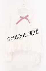 Cherirulu Chocola / MYリボンマルエリブラウス 3Ｌ シロ O-25-11-11-092-LO-BL-IG-OS