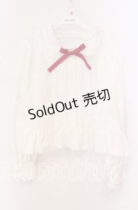 Cherirulu Chocola / MYリボンマルエリブラウス 3Ｌ シロ O-25-11-11-092-LO-BL-IG-OS