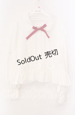 画像1: Cherirulu Chocola / MYリボンマルエリブラウス 3Ｌ シロ O-25-11-11-092-LO-BL-IG-OS