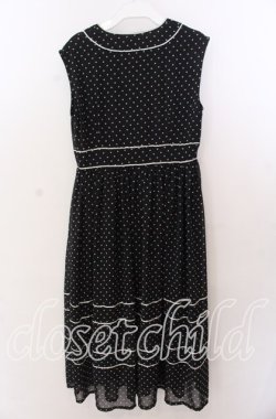 画像3: Fi.n.t / 配色ラインシアードットワンピース  クロ O-25-11-11-2033-CA-OP-IG-OS