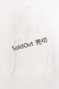 merry jenny / flowerレースシアーボレロ  シロ O-25-11-11-2035-LO-TO-IG-OS