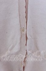 画像2: 【SALE】F&A / シアーフラワー釦UVカットニットカーディガン  サーモン O-25-11-11-2037-LO-TO-IG-ZT510 (2)