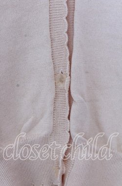 画像2: F&A / シアーフラワー釦UVカットニットカーディガン  サーモン O-25-11-11-2037-LO-TO-IG-OS