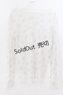 画像1: 【SALE】m petit by misako / 花柄シアープルオーバー Ｍ オフ O-25-11-11-2039-LO-TO-IG-ZT510