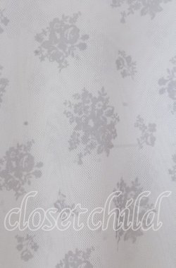 画像2: m petit by misako / 花柄シアープルオーバー Ｍ オフ O-25-11-11-2039-LO-TO-IG-OS