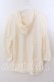 画像4: axes femme / シフォンフリルZIPパーカー  アイボリー O-25-11-11-2041-AX-TO-IG-OS (4)