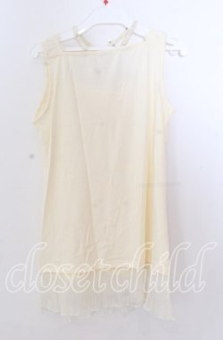 画像3: axes femme / ストラップ付ロングタンク  アイボリー O-25-11-11-2042-AX-TO-IG-OS