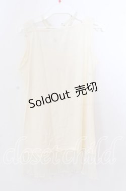 画像3: axes femme / ストラップ付ロングタンク  アイボリー O-25-11-11-2042-AX-TO-IG-OS