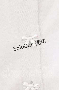 画像2: Cherirulu Chocola / リボンボタンカーディガン 3Ｌ シルバー O-25-11-11-2005-LO-TO-IG-OS