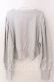 画像3: Cherirulu Chocola / リボンボタンカーディガン 3Ｌ シルバー O-25-11-11-2005-LO-TO-IG-OS (3)