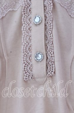 画像4: axes femme / 胸元レース使い襟付プルオーバー Ｍ ピンクベージュ O-25-11-11-2048-AX-TO-IG-OS