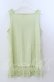 画像4: axes femme / 立体お花付きロングタンク  ライトグリーン O-25-11-11-2049-AX-TO-IG-OS (4)