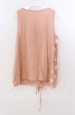 画像3: axes femme / フラワーレースタンクトップ  ピンク O-25-11-11-2050-AX-TO-IG-OS