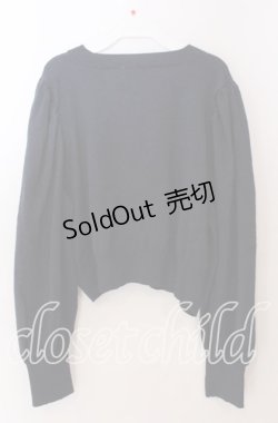 画像3: Cherirulu Chocola / リボンボタンカーディガン 3Ｌ ネイビー O-25-11-11-2006-LO-TO-IG-OS