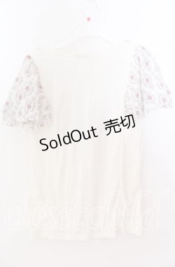 画像3: axes femme / 花柄切替プルオーバー  オフ O-25-11-11-2057-AX-TO-IG-OS