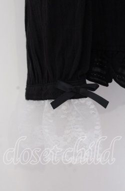 画像2: FLC / ホルターネックブラウス 4L クロ×シロ O-25-11-11-2001-LO-BL-IG-OS